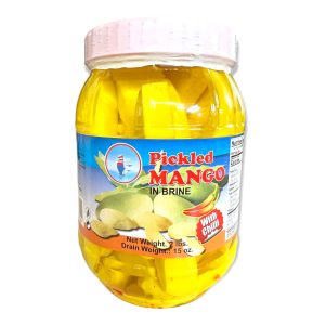 TL eingelegt Mango mit Chili in Salzlake – 15 Unzen
