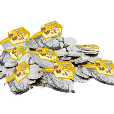 Chanukka Dunkle Schokolade Münzen, Chanukka Gelt Coin Süßigkeiten, 12 Beutel
