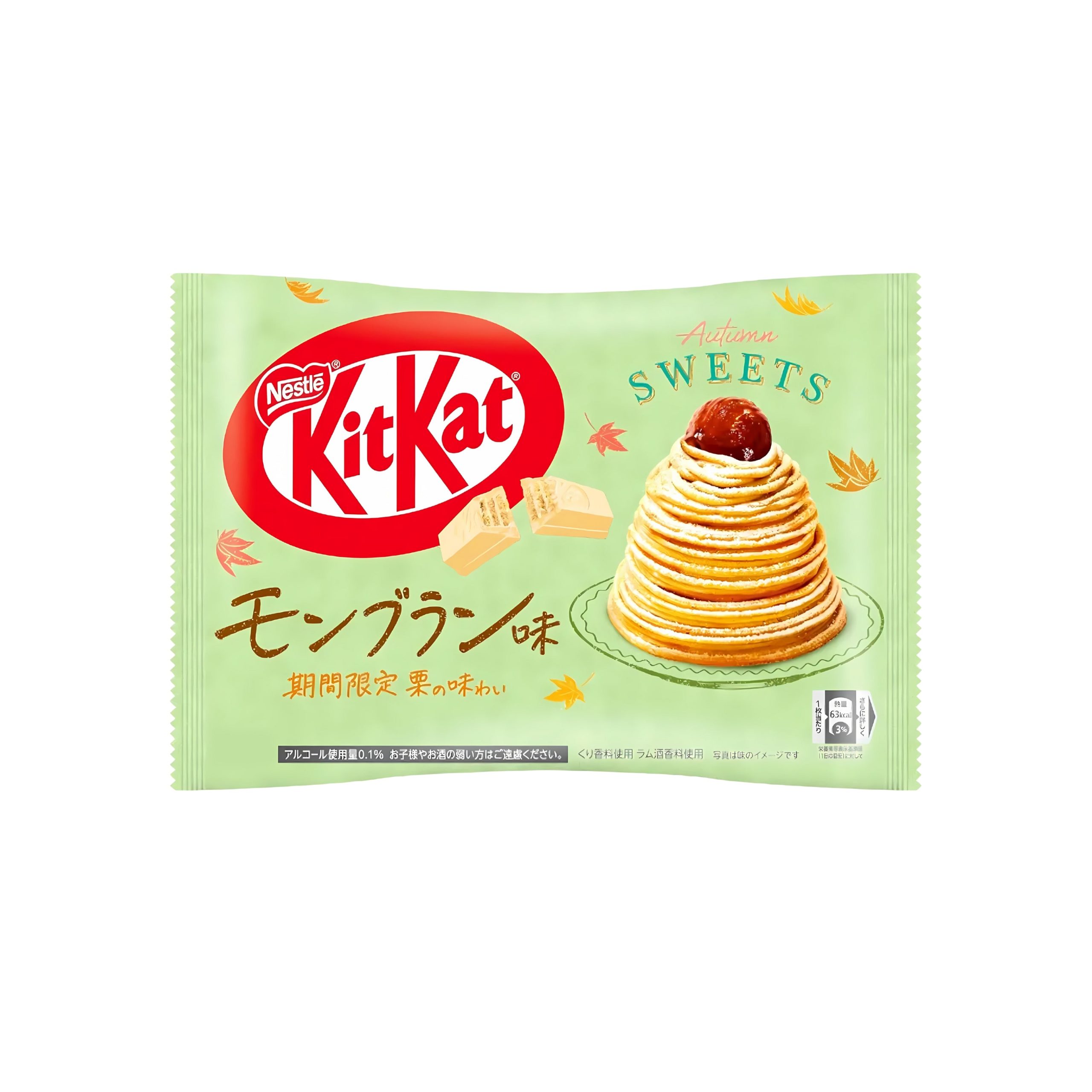Nestle Kitkat Chestnut Mont Blanc Kekse in Schokolade (Japan)