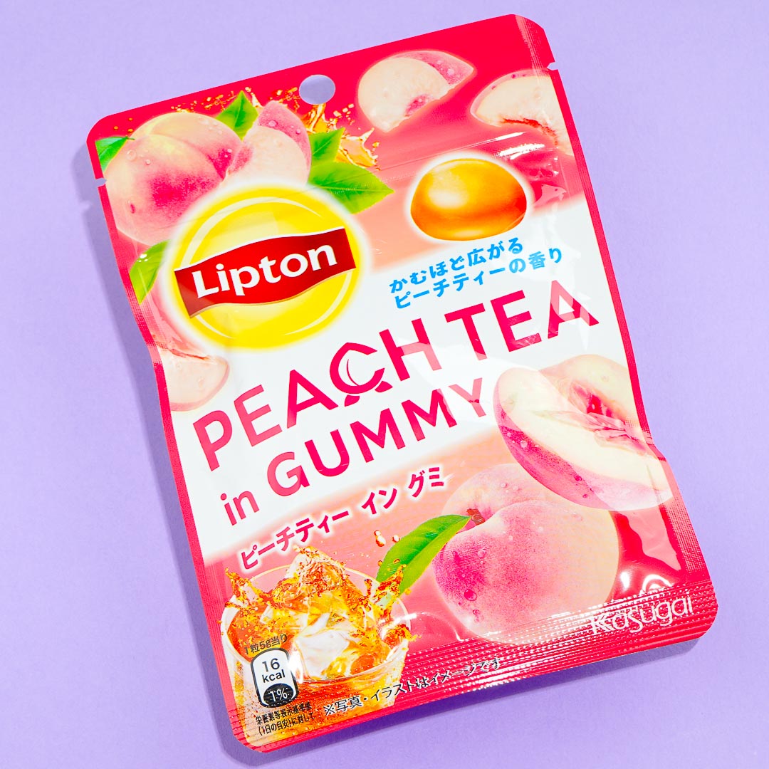 Kasugai X Lipton Pfirsichtee im Gummy