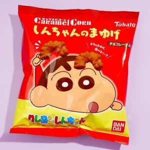 Shin-chan’s Eyebrows Karamellmais – Schokolade