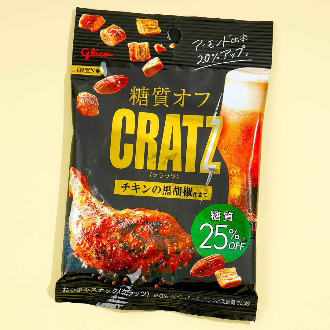 Glico Kratz Mais Snacks – Schwarzes Pfefferhuhn