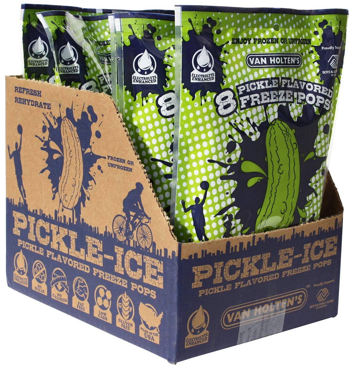 Van Holtens – Ice Pop Pickle, 6 Bg – Packung mit 6 Stück