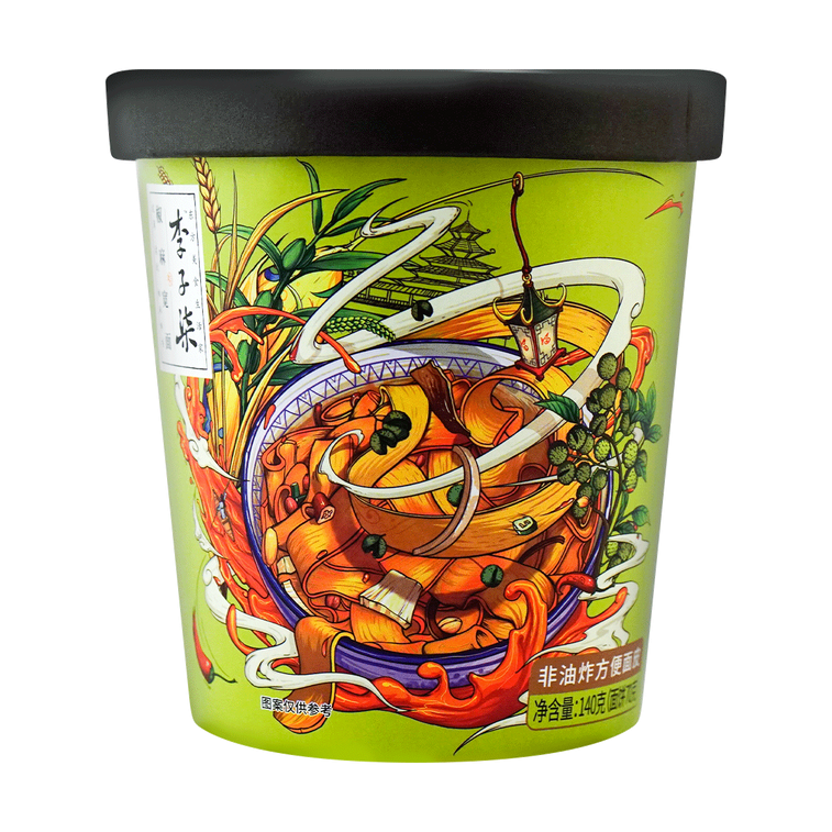 Ziqili Sichuan Pfeffer Instant Nudeln