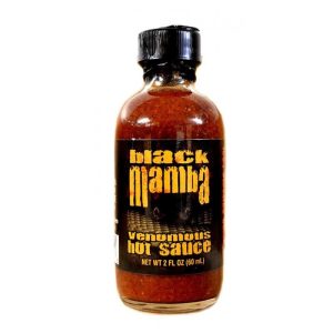 schwarze Mamba giftige scharfe Sauce