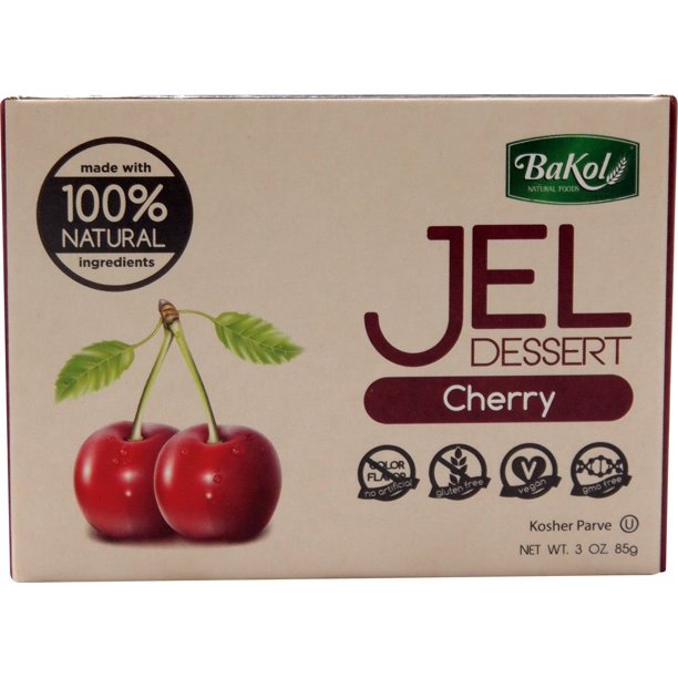 Leckeres Bakol Kirsche Jel Dessert – 100% natürlich & lecker