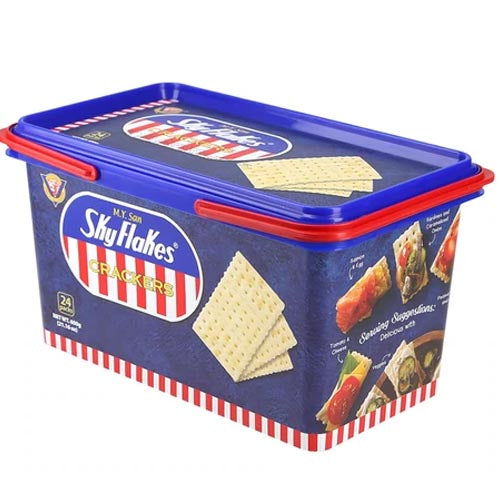 M.Y. San Skyflakes Crackers in Plastikwanne – 24er Packung – 600 G