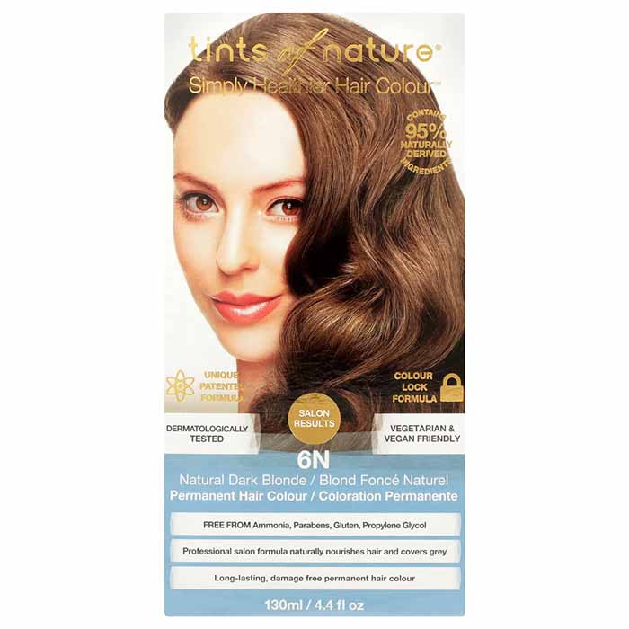 Farben der Natur – 6N natürlich dunkel Blonde Permanent Hair Dye, 4,4 fl oz