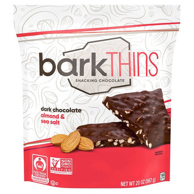 BarkTHINS Dunkle Schokoladenmandel mit Meersalz, 20 oz
