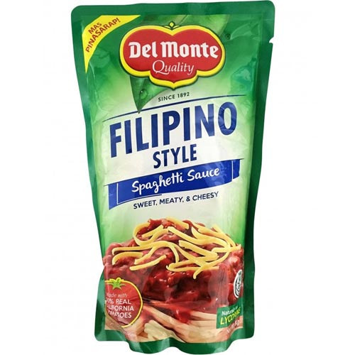 Del Monte Qualität – Filipino Stil Spaghetti Sauce süß, fleischig, Cheesy – 1 kg Doypack
