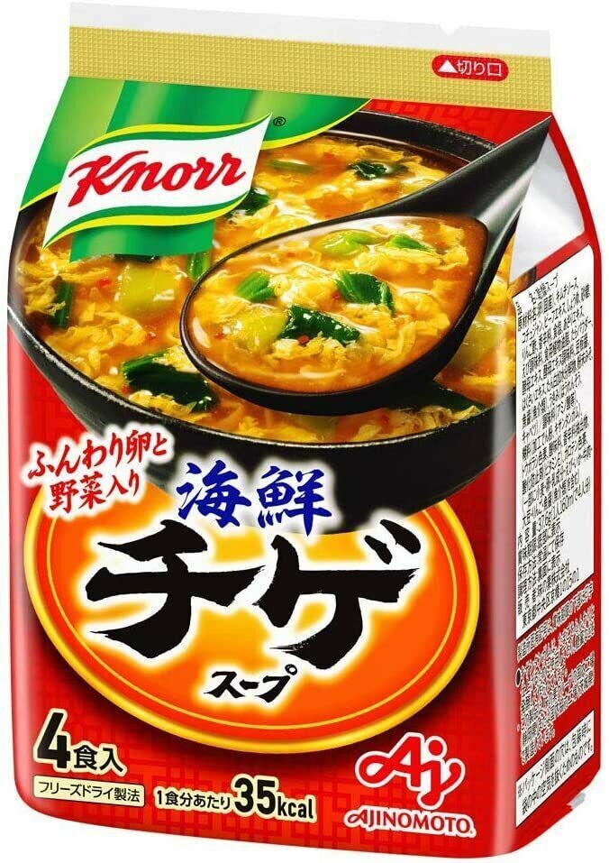 Ajinomoto, Knorr, Instant Soup, Kimchi, 4 Tassen