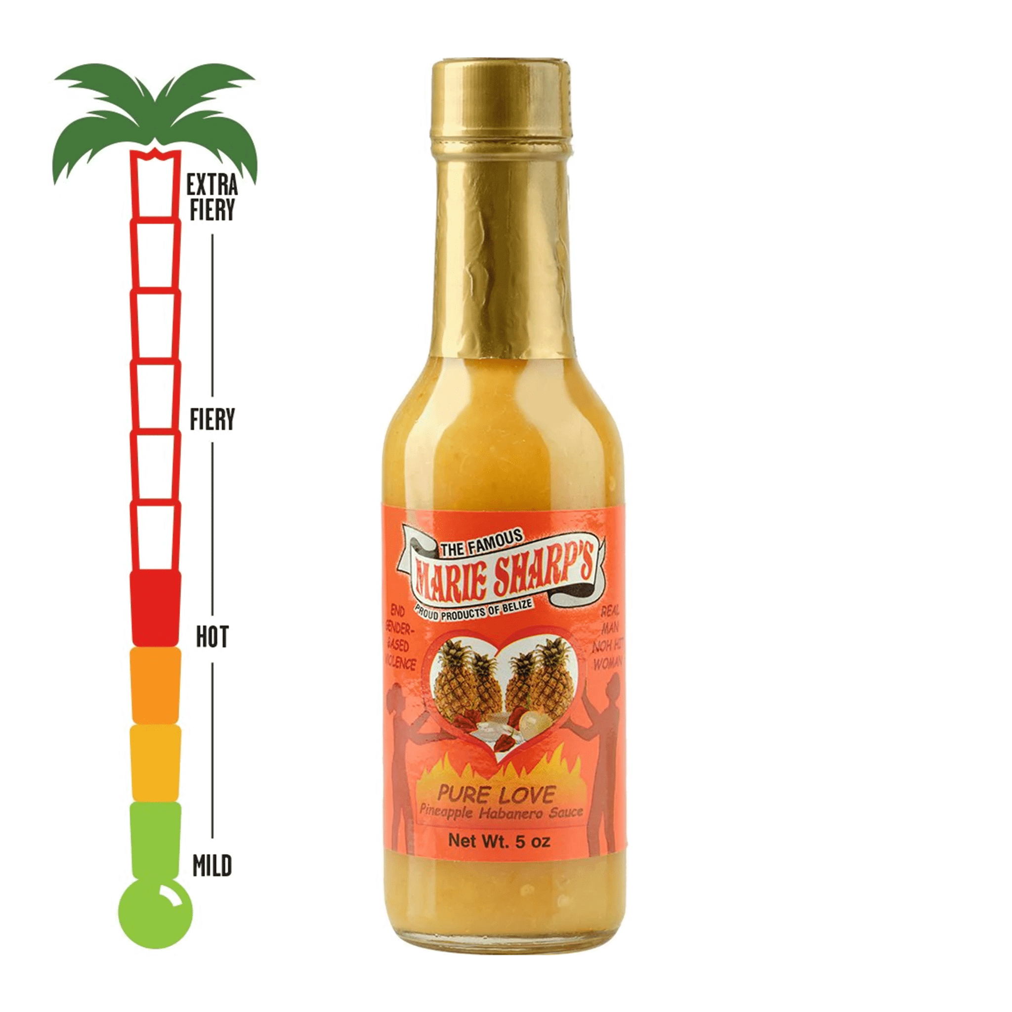 Marie Sharp's Rein Love Ananas Habanero Sauce