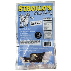 Strollo's Knoblauch Rindfleisch Jerky- 1.5oz