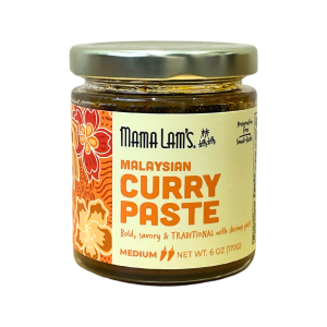 mama lam s malaysische Curry Paste Medium mit Garnelen Paste Glas – 6 Gläser x 6 Unzen Fall