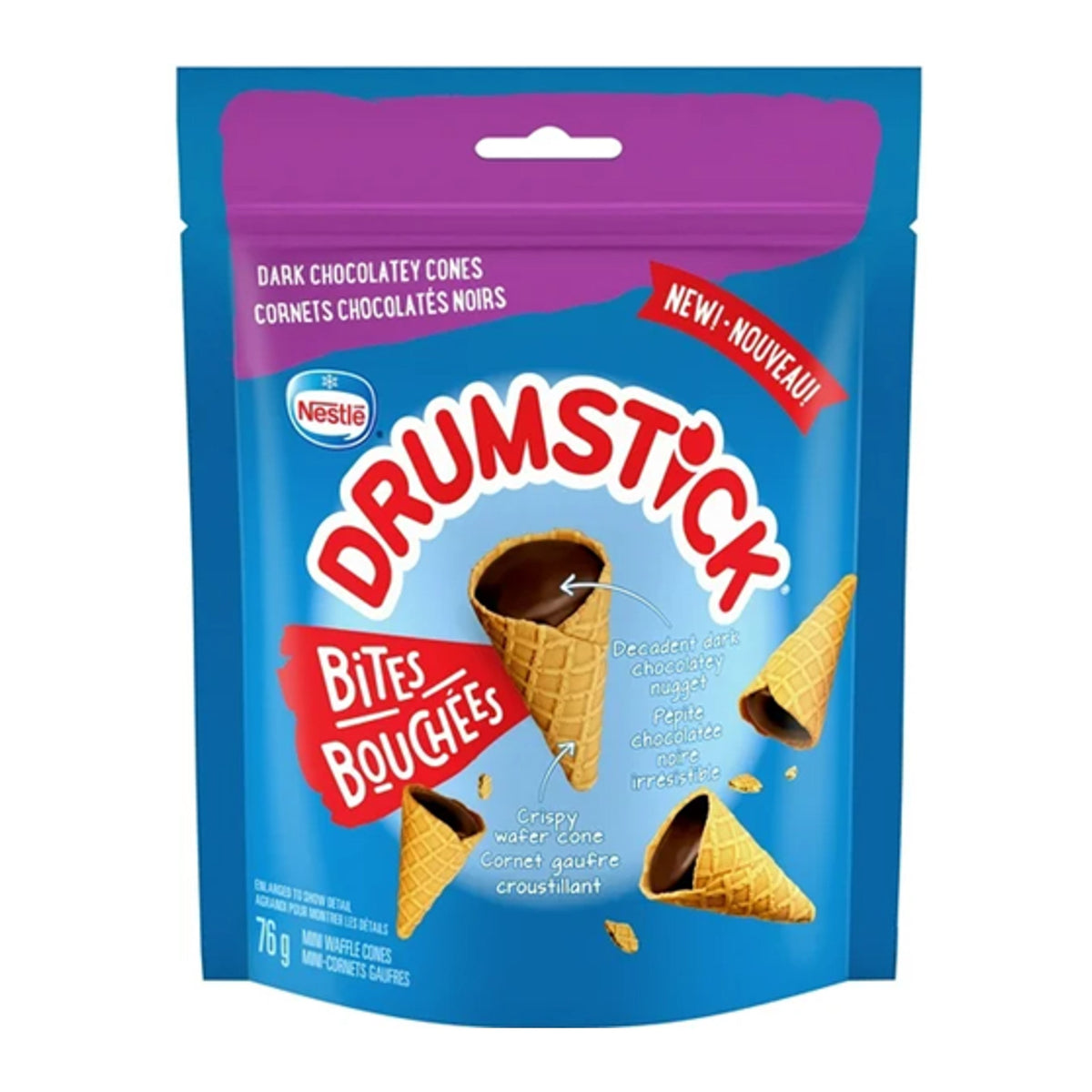 Nestle Drumstick bites dunkle Schokoladenkanada (ca. 12 Stück) – 79g