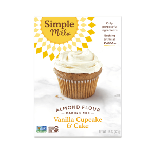 Simple Mills Mandelmehl Backen Mischung Vanille Cupcake & Kuchen