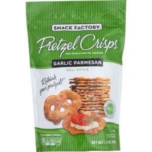 Snack-Fabrik – Brezel knusprig Knoblauch, 7,2 Unzen Packung mit 12