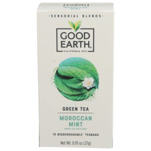 Good Earth – Sensational Moroccan Mint Tee, 15 Beutel, Packung mit 5
