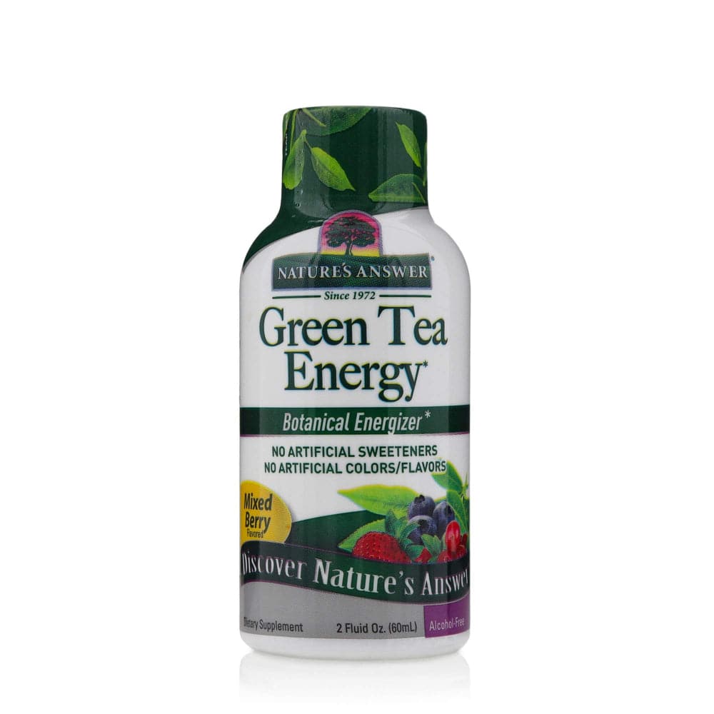 Nature's Answer Grüner Tee Energie gemischter Tee Beere 2oz