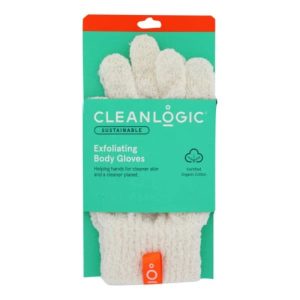 Cleanlogic – Peeling Badehandschuhe, je 1 Stück