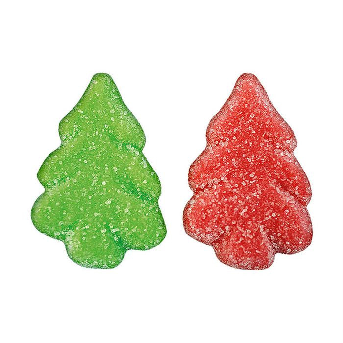 Weihnachtsbäume von Gummi – Rot & Grün