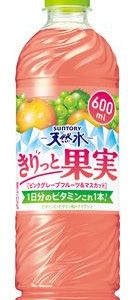 Suntory, Tennensui Kiritto Kajitsu, rosa Grapefruits, – 600ml