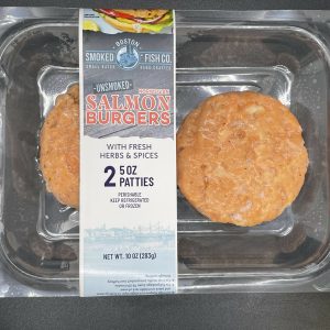Unterschrift Lachs Burger Einzelhandelspackung (norwegischer Lachse) – 8 x 10 Unzen