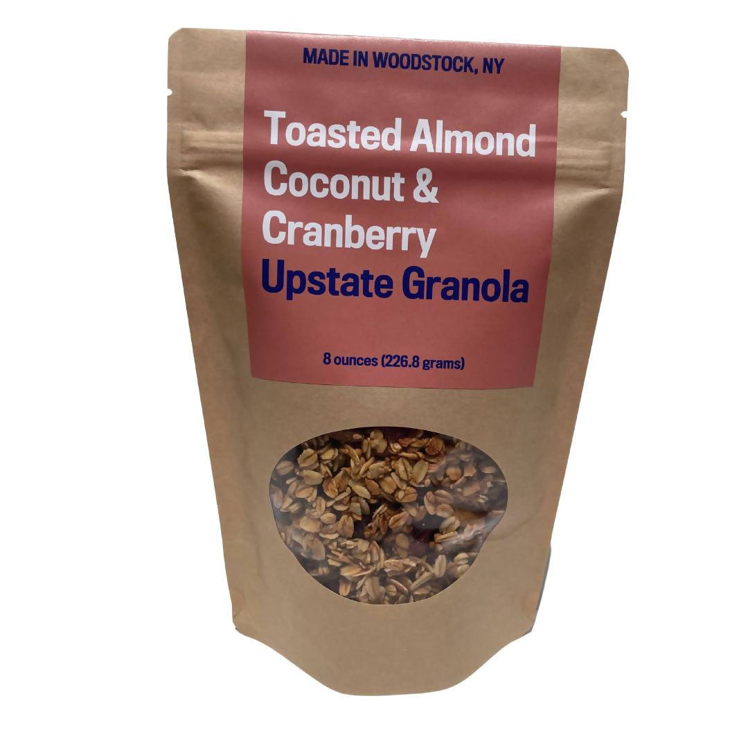 Upstate Granola Mandel Kokos Granola Tasche, glutenfrei – 8 Beutel x 8oz Etui