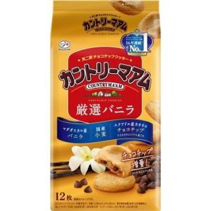Fujiya, Country Ma’am, Choco Chip Soft Keks, Vanille, 12 Stück