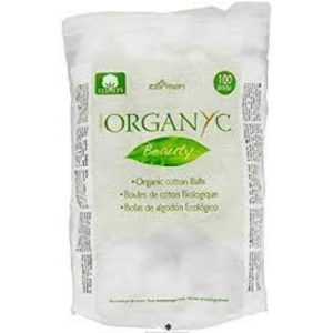 ORGANYC Baumwollkugel 100 Stück – Packung mit 1 Stück