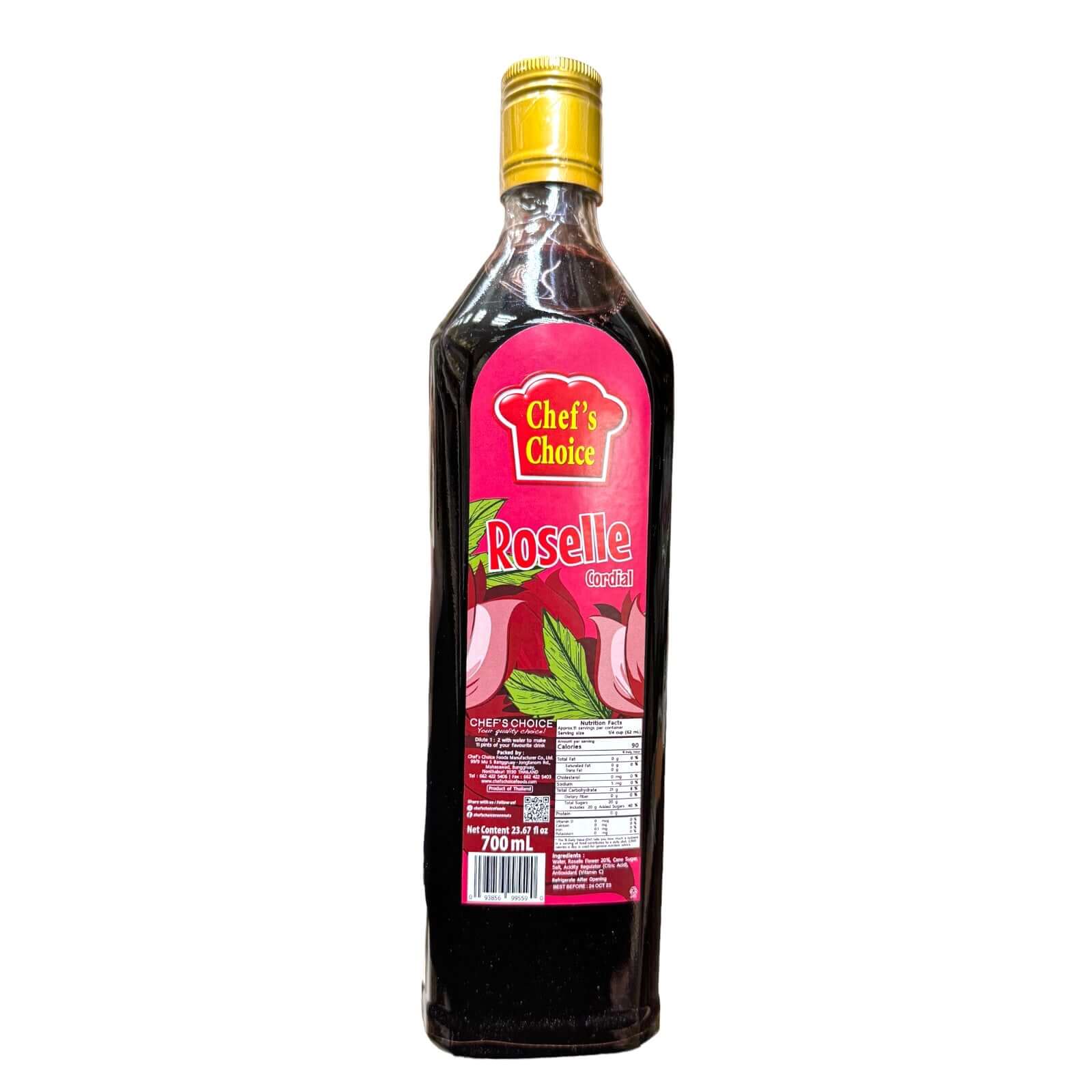 Chef's Choice Roselle Cordial 23.67 oz Online