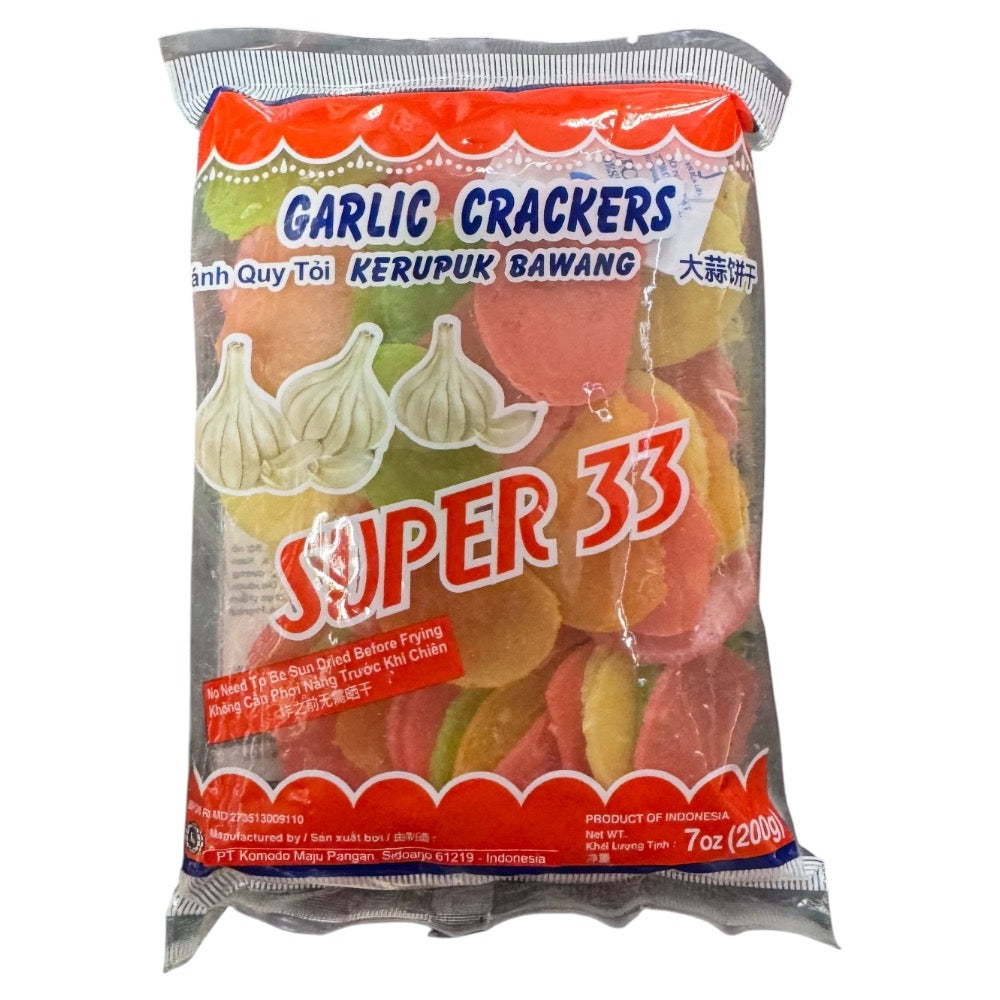 Super 33 Knoblauch Cracker Farben