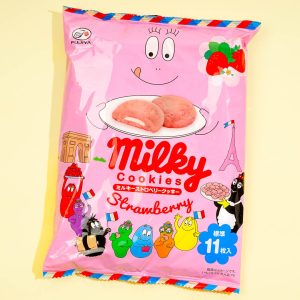 Milky x Barbapapa Kekse – Erdbeere