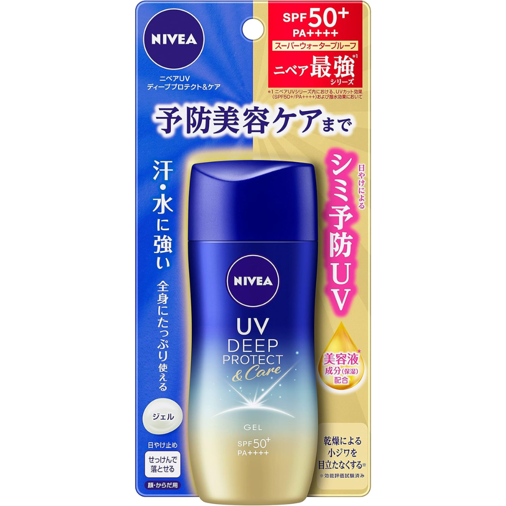 Kao NIVEA UV Deep Protect & Care Gel 80g – Hergestellt in Japan – Tokyo Sakura Mall