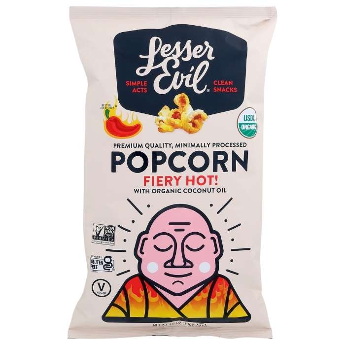 Lesser Evil – Organisches feuriges heißes Popcorn, 4,6 Unzen