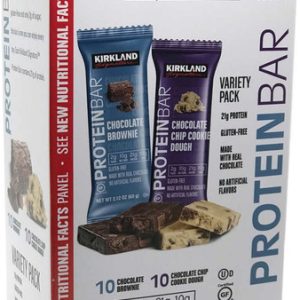 Kirkland Signature Protein Bars Keksteig und Schokoladen-Brownie, 20 Zähler