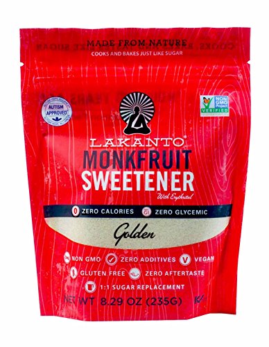 Lakanto, Monkfruit-Süßungsmittel mit Erythritol, Golden, 8.29 oz – Packung o