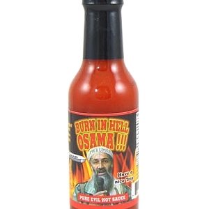 Burn in Hell Osama!!! reine böse scharfe Sauce. – 5oz