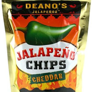Deano’s Cheddar Jalapeno Chips, 2,25 Unzen.