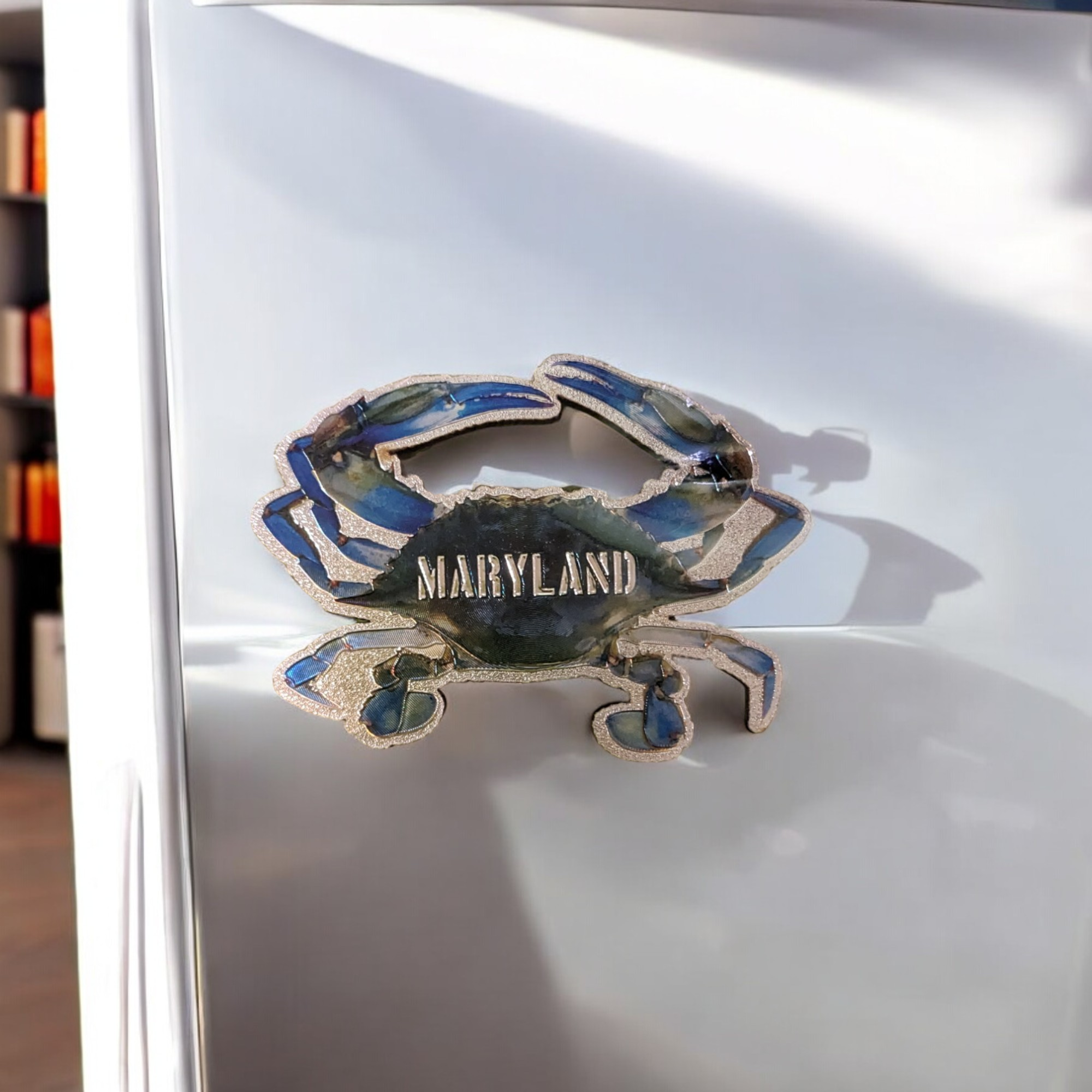 Folie natürliche blaue Krabbe Maryland Magnet