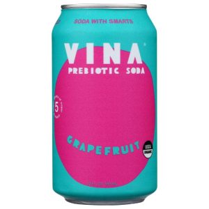 Vina – Präbiotische Soda, 12oz – Multiple Geschmacksrichtungen – Packung mit 12