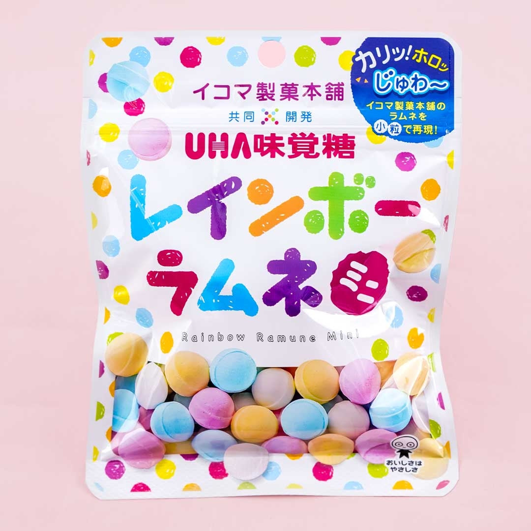 UHA Mikakuto Regenbogen Ramune Süßigkeiten – Pfirsich