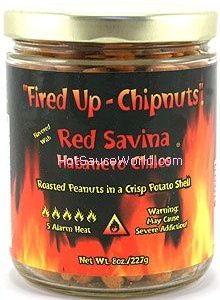 Fired Up – Chipnuts roter Savina aromatisiert