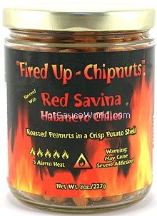 Fired Up – Chipnuts roter Savina aromatisiert