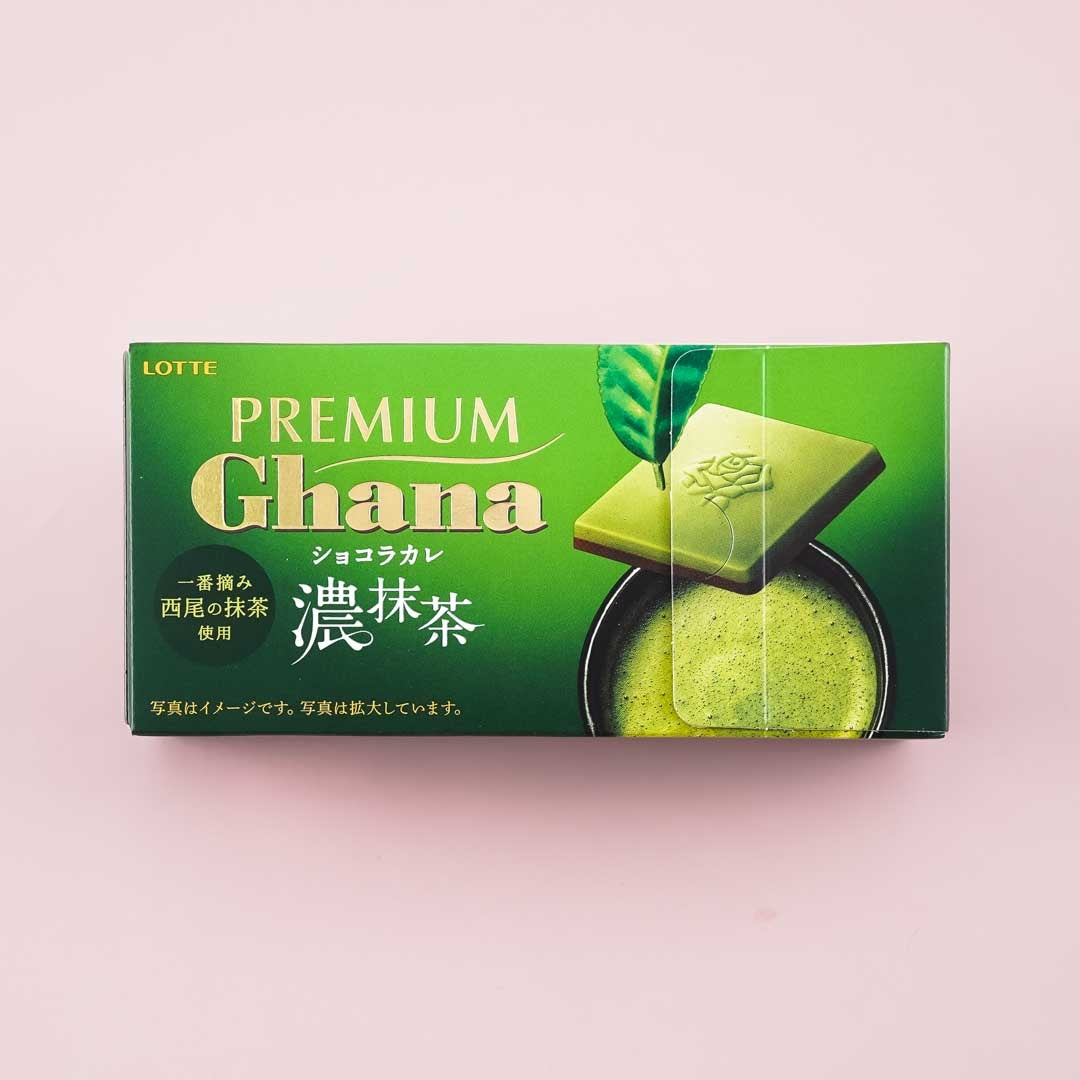 Lotte Premium Ghana Schokolade – dunkel Matcha