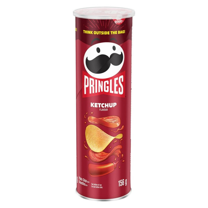 Pringles Ketchup Kartoffelchips 156g KANADA (Fall von 12)