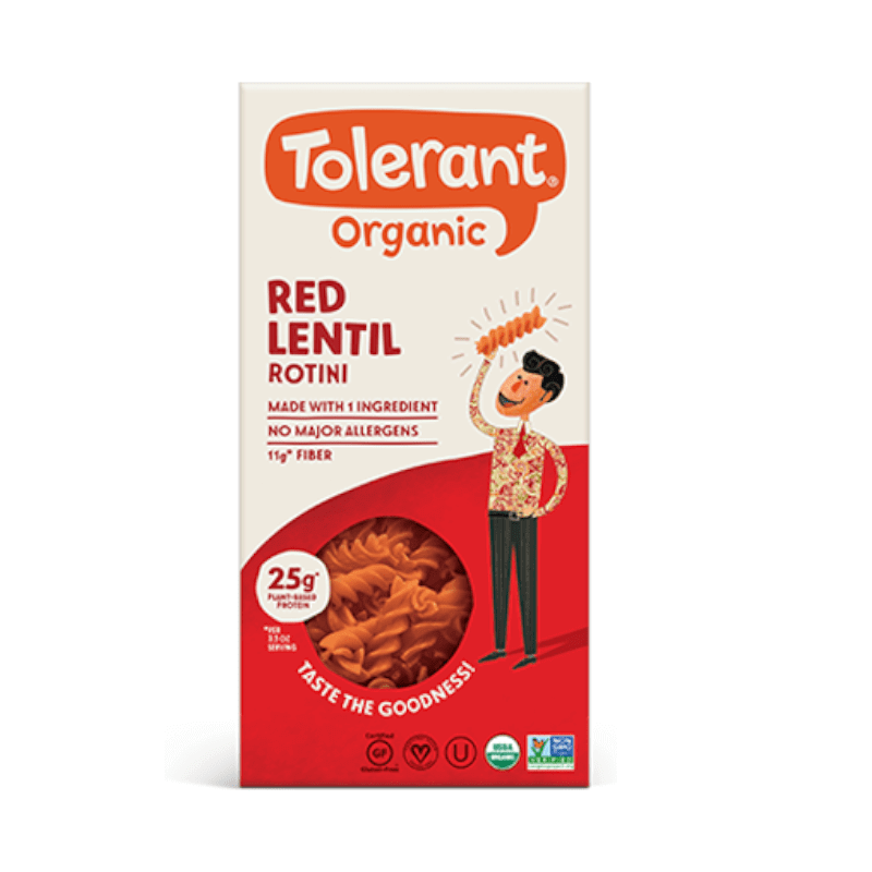 Tolerant Bio Rote Linsen Rotini