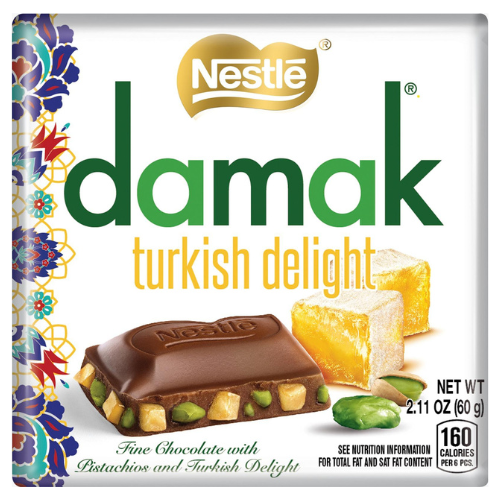 Nestle Damak Lokum Milchschokolade mit Pistazien