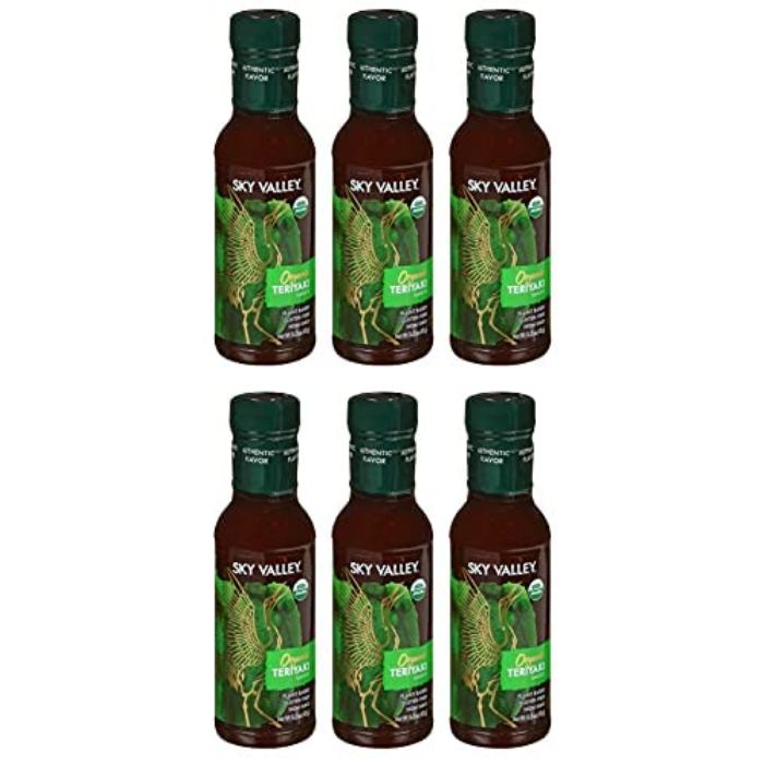 Sky Valley – Bio-Teriyaki-Glasur, 14,5 Oz – Packung mit 6 Stück