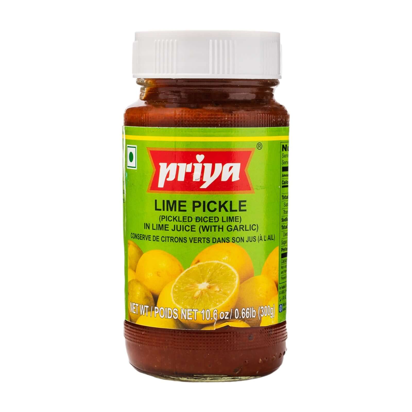 Priya Limette Pickle in Limettensaft (mit Knoblauch)